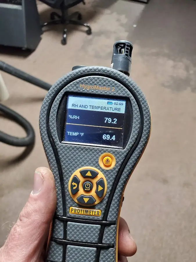 Moisture meter humidity assessment for Mold Remediation & Removal in Farmersville