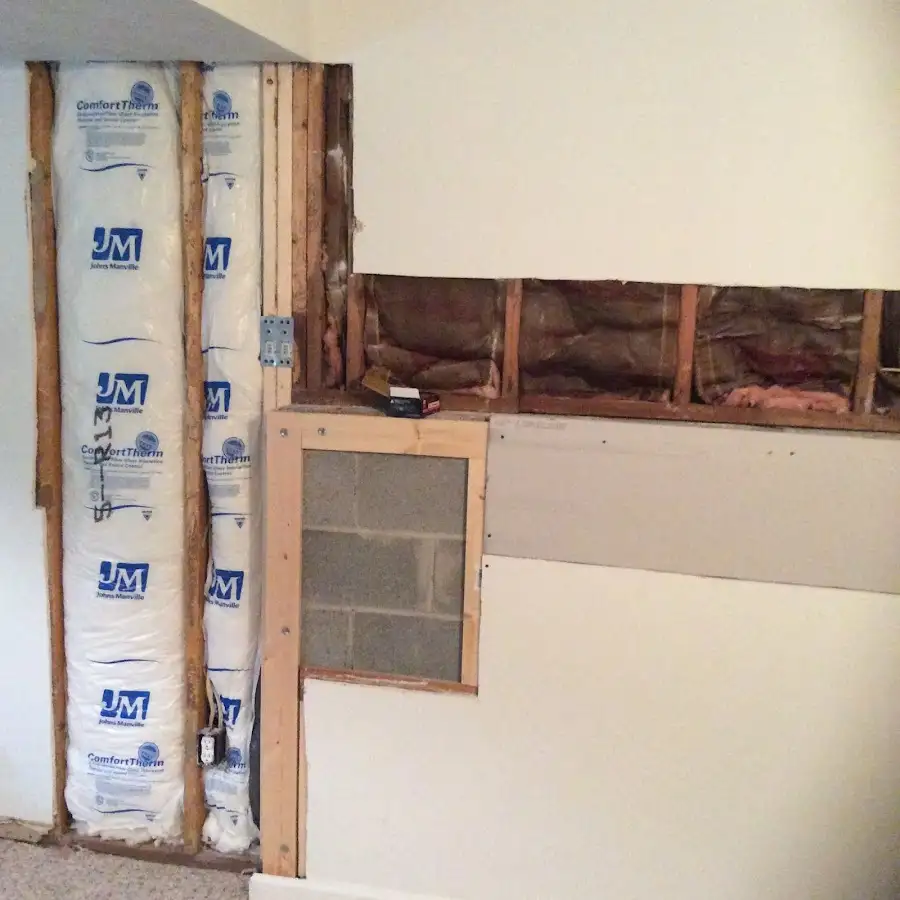 Wall insulation replacement during Structural Drying in Farmersville